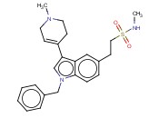 N-METHYL-1-(PHENYLMETHYL)-3-(1,2,3,6-TETRAHYDRO-1-METHYL-4-PYRIDINYL)-1H-INDOLE-5-ETHANESULFONAMIDE