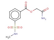 (2-AMINO-2-OXOETHYL) 3-(METHYLSULFAMOYL)BENZOATE