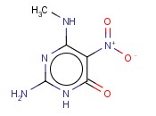 2-AMINO-6-(METHYLAMINO)-5-NITROPYRIMIDIN-4(3H)-ONE