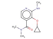 3-CYCLOPROPOXY-N,N-DIMETHYL-2-(METHYLAMINO)<span class='lighter'>ISONICOTINAMIDE</span>