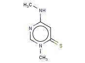 3-甲基-6-(甲基<span class='lighter'>氨基</span>)-4(3H)-<span class='lighter'>嘧啶</span>硫酮