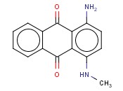 1-氨基-4-(甲基氨基)<span class='lighter'>蒽</span><span class='lighter'>醌</span>英文名称：1-amino-4-methylamino-anthraquinon