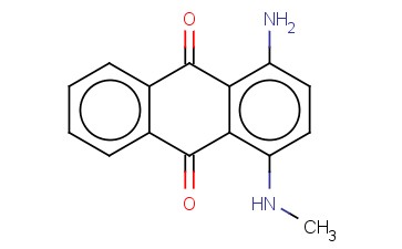 1-氨基-4-(甲基氨基)<span class='lighter'>蒽</span><span class='lighter'>醌</span>英文名称:1-amino-4-methylamino-anthraquinon