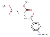 2-(4-METHYLAMINO-BENZOYLAMINO)-PENTANEDIOIC ACID DIMETHYL ESTER