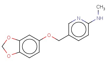 5-[(2H-1,3-BENZODIOXOL-5-YLOXY)METHYL]-N-METHYLPYRIDIN-2-AMINE