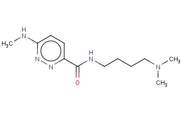 N-[4-(DIMETHYLAMINO)BUTYL]-6-(METHYLAMINO)PYRIDAZINE-3-CARBOXAMIDE