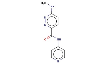6-(METHYLAMINO)-N-(PYRIDIN-4-YL)PYRIDAZINE-3-CARBOXAMIDE