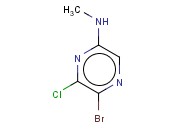 (5-BROMO-6-CHLORO-PYRAZIN-2-YL)-METHYL-AMINE