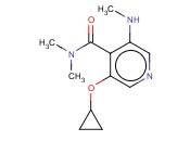3-CYCLOPROPOXY-N,N-DIMETHYL-5-(METHYLAMINO)<span class='lighter'>ISONICOTINAMIDE</span>
