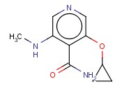 3-CYCLOPROPOXY-5-(METHYLAMINO)<span class='lighter'>ISONICOTINAMIDE</span>