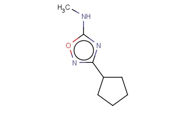 <span class='lighter'>3-CYCLOPENTYL-N-METHYL-1,2,4-OXADIAZOL-5-AMINE</span>