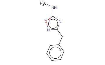 <span class='lighter'>3-BENZYL-N-METHYL-1,2,4-OXADIAZOL-5-AMINE</span>