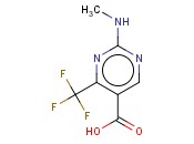 2-(METHYL<span class='lighter'>AMINO</span>)-4-(TRIFLUOROMETHYL)<span class='lighter'>PYRIMIDINE</span>-5-CARBOXYLIC ACID