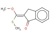 (Z)-2,3-<span class='lighter'>二</span>氢-2-[甲氧基(甲<span class='lighter'>巯基</span>)亚甲基]-1-茚酮