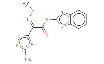 2-(5-氨基-1,2,4-噻<span class='lighter'>二</span>唑-3-基)-2(Z)-甲氧基亚胺基乙酸 S-巯基<span class='lighter'>苯</span>并噻唑<span class='lighter'>酯</span>