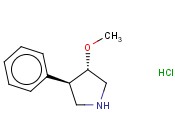 (3S,4R)-3-<span class='lighter'>METHOXY</span>-4-PHENYLPYRROLIDINE HYDROCHLORIDE