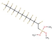 TRIMETHOXY(2,3,3,4,4,5,5,6,6,7,7,8,8,9,9,10,10,10-OCTADECAFLUORODECYL)<span class='lighter'>SILANE</span>