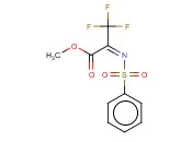 2-[<span class='lighter'>苯</span>磺<span class='lighter'>酰</span><span class='lighter'>基</span>亚<span class='lighter'>氨基</span>]-3,3,3-三氟丙酸<span class='lighter'>甲</span>酯