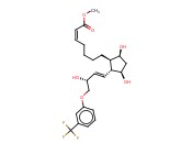 7-[(1R,2R,3R,5S)-3,5-DIHYDROXY-2-[(1E,3R)-3-HYDROXY-4-[3-(TRIFLUOROMETHYL)PHENOXY]-1-BUTENYL]CYCLOPENTYL]-(5Z)-HEPTENOIC ACID, METHYL ESTER