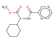 CYCLOHEXANEACETIC ACID, ALPHA-[(2-PYRAZINYLCARBONYL)AMINO]-, METHYL ESTER, (ALPHAR)-