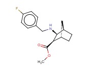 BICYCLO[2.2.1]HEPTANE-2-CARBOXYLIC ACID, 3-[[(4-FLUOROPHENYL)METHYL]AMINO]-, METHYL ESTER, (1S,2R,3S,4R)