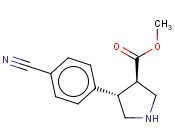 TRANS-METHYL 4-(4-CYANOPHENYL)PYRROLIDINE-3-CARBOXYLATE