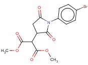 2-[1-(4-BROMO-PHENYL)-2,5-DIOXO-PYRROLIDIN-3-YL]-MALONIC ACID DIMETHYL ESTER