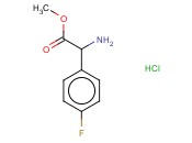 4-FLUORO-DL-<span class='lighter'>PHENYLGLYCINE</span> METHYL ESTER HYDROCHLORIDE