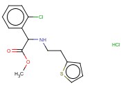 (+)METHYL ALPHA-(2-THIENYLETHYLAMINO)(2-CHLOROPHENYL)ACETATE HCL
