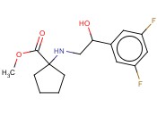 METHYL 1-(2-(3,5-DIFLUOROPHENYL)-2-HYDROXYETHYLAMINO)CYCLOPENTANECARBOXYLATE