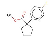 METHYL 1-(4-FLUOROPHENYL)CYCLOPENTANECARBOXYLATE