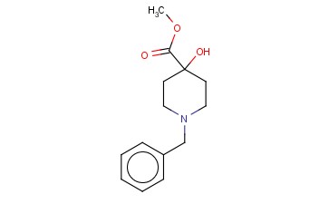 METHYL <span class='lighter'>1-BENZYL-4-HYDROXYPIPERIDINE-4-CARBOXYLATE</span>