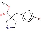 METHYL 3-(4-BROMOBENZYL)PYRROLIDINE-3-CARBOXYLATE