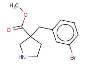 METHYL 3-(3-BROMOBENZYL)PYRROLIDINE-3-CARBOXYLATE