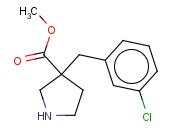 METHYL 3-(3-CHLOROBENZYL)PYRROLIDINE-3-CARBOXYLATE