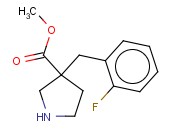 METHYL 3-(2-FLUOROBENZYL)PYRROLIDINE-3-CARBOXYLATE