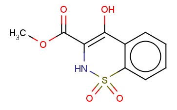 <span class='lighter'>4-HYDROXY-2H-1,2-BENZOTHIAZINE-3-CARBOXYLIC</span> ACID METHYL <span class='lighter'>ESTER</span> <span class='lighter'>1,1-DIOXIDE</span>
