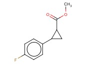 METHYL 2-(4-FLUOROPHENYL)CYCLOPROPANECARBOXYLATE