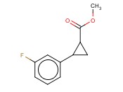 METHYL 2-(3-FLUOROPHENYL)CYCLOPROPANECARBOXYLATE