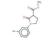 METHYL 1-(3-BROMOPHENYL)-2-OXOPYRROLIDINE-3-CARBOXYLATE