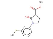 METHYL 1-(3-(METHYLTHIO)PHENYL)-2-OXOPYRROLIDINE-3-CARBOXYLATE