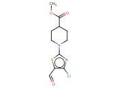 4-Chloro-2-(4-carbomethoxyl-1-piperidinyl)-5-thiazolecarboxaldehyde