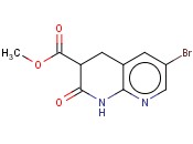 6-溴-2-<span class='lighter'>氧</span>代-2,3,4,8-四氢-1,8-萘啶-3-<span class='lighter'>甲酸</span><span class='lighter'>甲</span><span class='lighter'>酯</span>