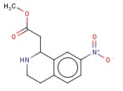 1,2,3,4-四氢-7-<span class='lighter'>硝基</span>-1-异<span class='lighter'>喹啉</span>乙酸甲酯
