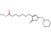 METHYL 7-(5-OXO-3-((TETRAHYDRO-2H-PYRAN-2-YL)OXY)CYCLOPENT-1-EN-1-YL)HEPTANOATE