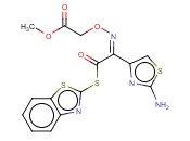 S-2-Benzothiazolyl (Z)-2-(2-aminothiazole-4-yl)-2-methoxy-carbonylmethioacetate