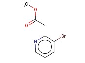 METHYL 3-<span class='lighter'>BROMOPYRIDINE</span>-2-ACETATE