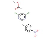 Methyl [4,6-dichloro-2-(4-nitrobenzyl)pyrimidin-5-yl]acetate