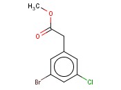 3-BROMO-5-<span class='lighter'>CHLOROPHENYLACETIC</span> ACID METHYL ESTER