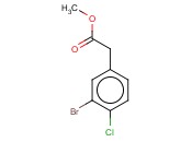 3-BROMO-4-<span class='lighter'>CHLOROPHENYLACETIC</span> ACID METHYL ESTER